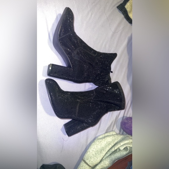 12WW Torrid Embellished Stretch boots. - Picture 2 of 4